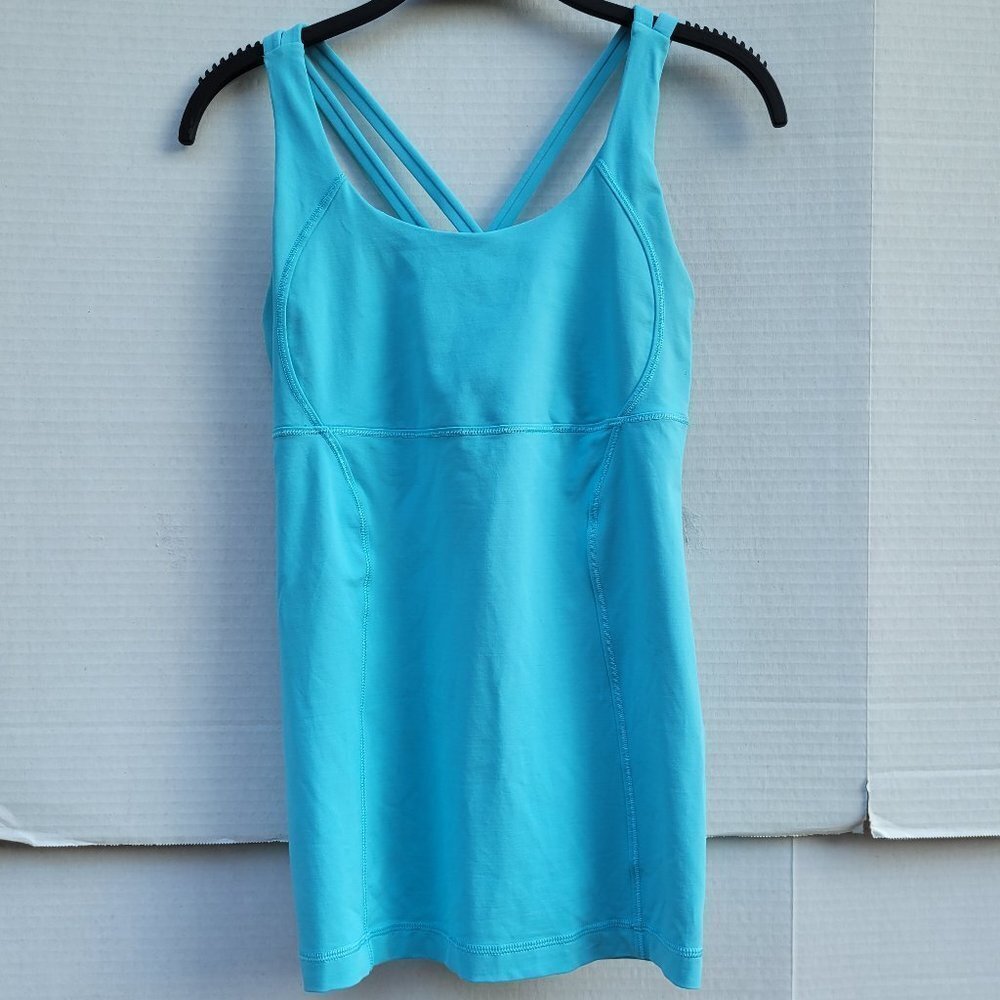 Lululemon athletica top strappy back size 8